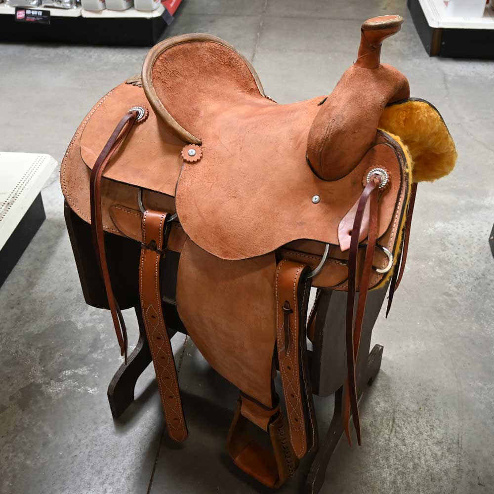 15" BRAZOS RIVER RANCH SADDLE Saddles Brazos River Saddlery   