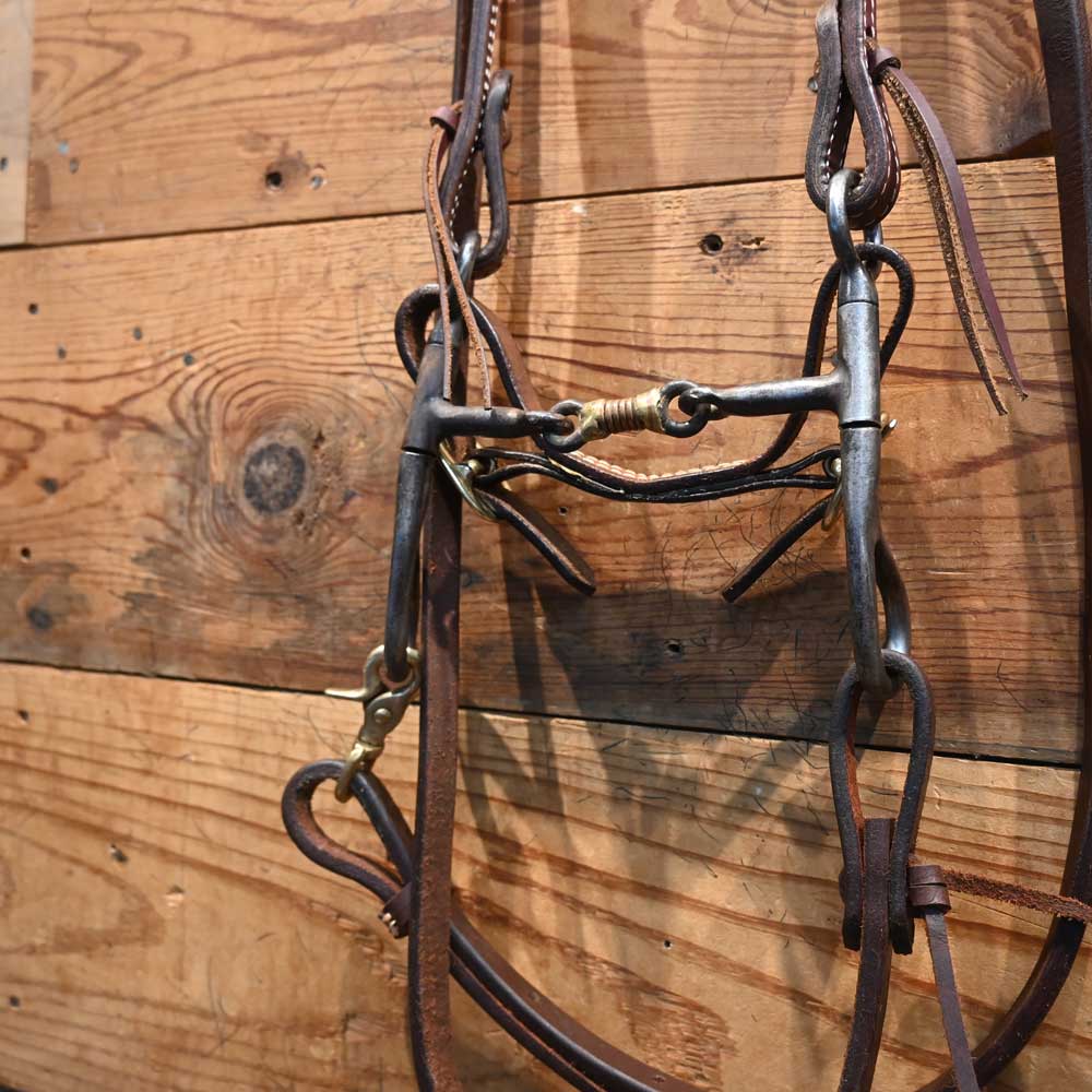 Bridle Rig - 3 Piece with dogbone and Copper Bit SBR550 Sale Barn MISC   