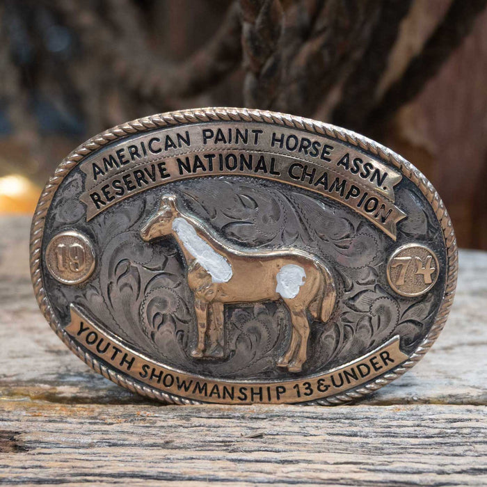 1974 APHA Trophy Belt Buckle ACCESSORIES - Additional Accessories - Buckles Matt Hackett