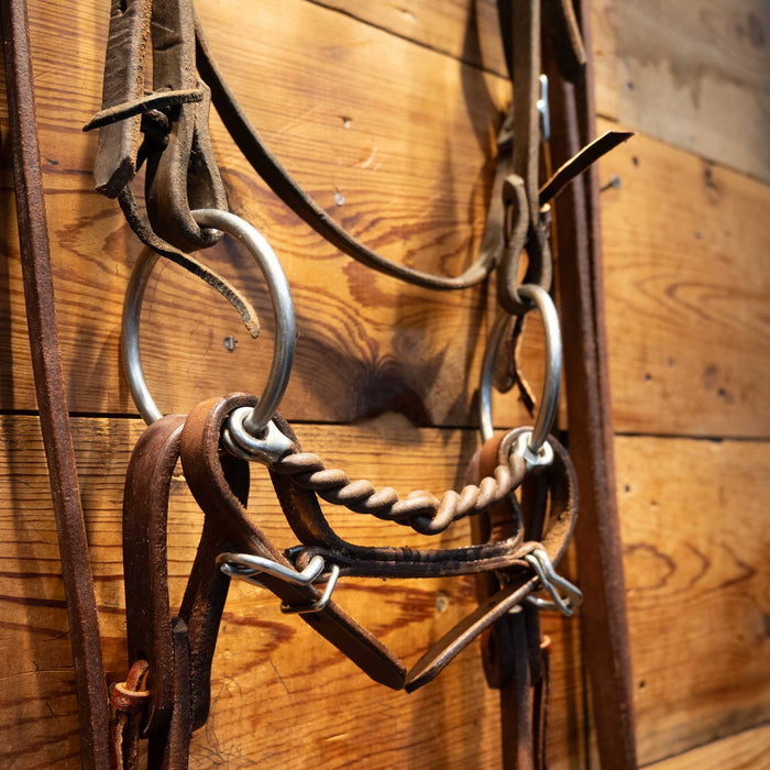 Reinsman D-Ring Snaffle Bridle Rig Tack - Rigs Reinsman