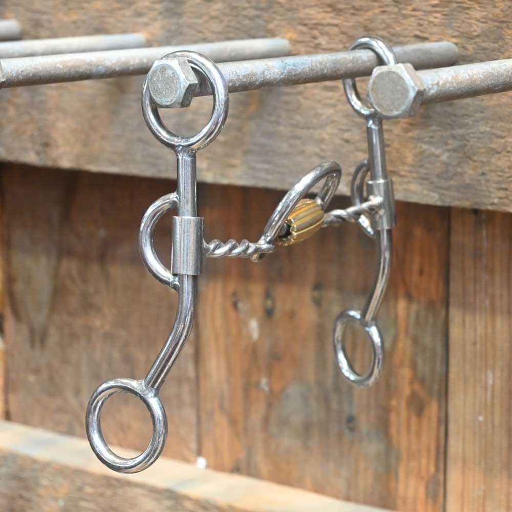 Schoneberg Reiner 3 Piece Twisted Wire with Port and Cricket Bit SC405 Tack - Bits, Spurs & Curbs - Bits Schoneberg   