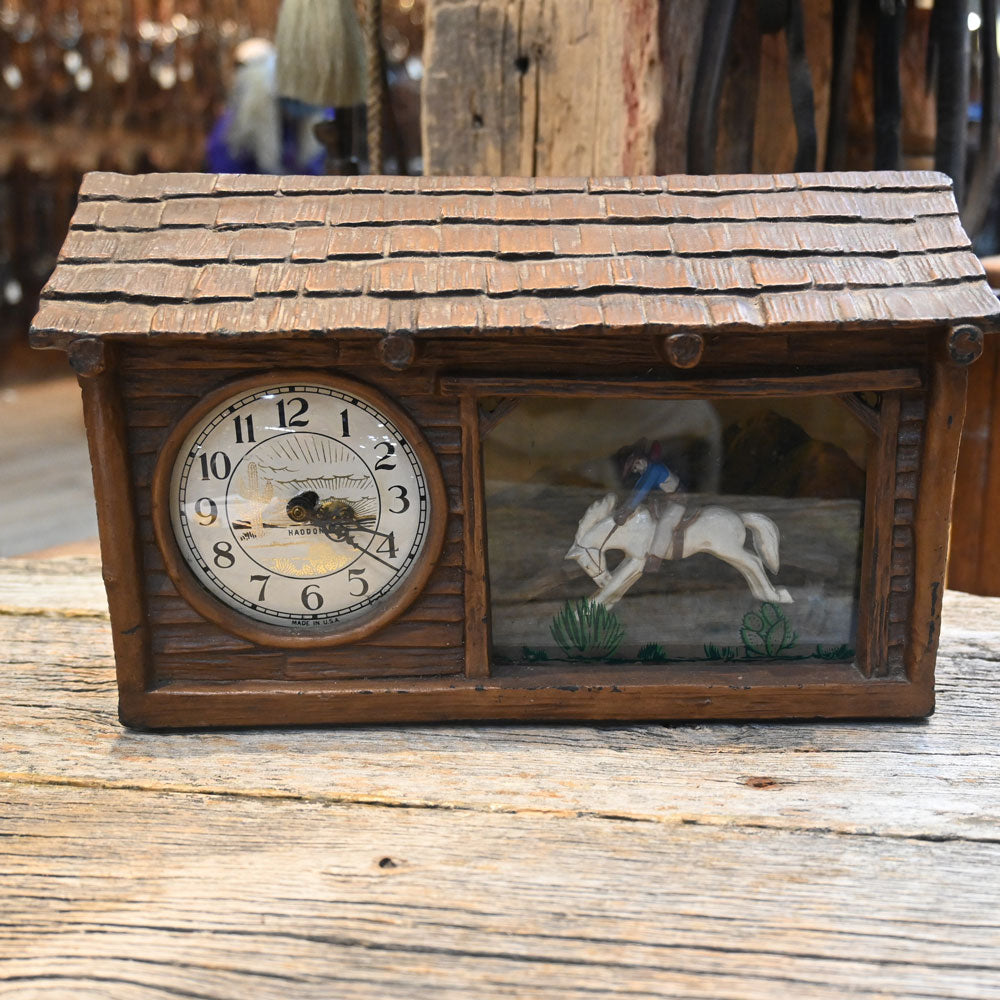 Vintage  1950's Ranch 'O Clock - A HADDON Orignal - Bucking Horse   _CA1283