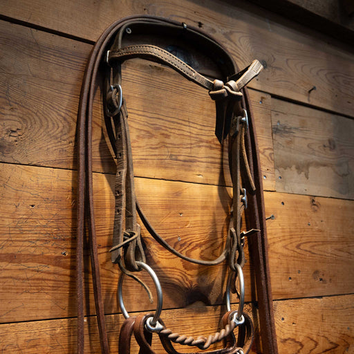 Reinsman D-Ring Snaffle Bridle Rig Tack - Rigs Reinsman