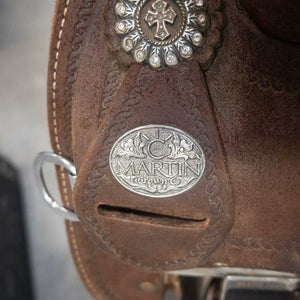 13" USED MARTIN CROWN C BARREL SADDLE Saddles Martin Saddlery   