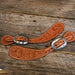 Casey Tew Tooled Spur Straps Tack - Spur Straps Casey Tew