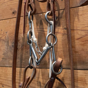 Bridle Rig - Barrel Bit - with Circle Gag  - Smooth Snaffle Bit RIG069 Tack - Rigs Misc   