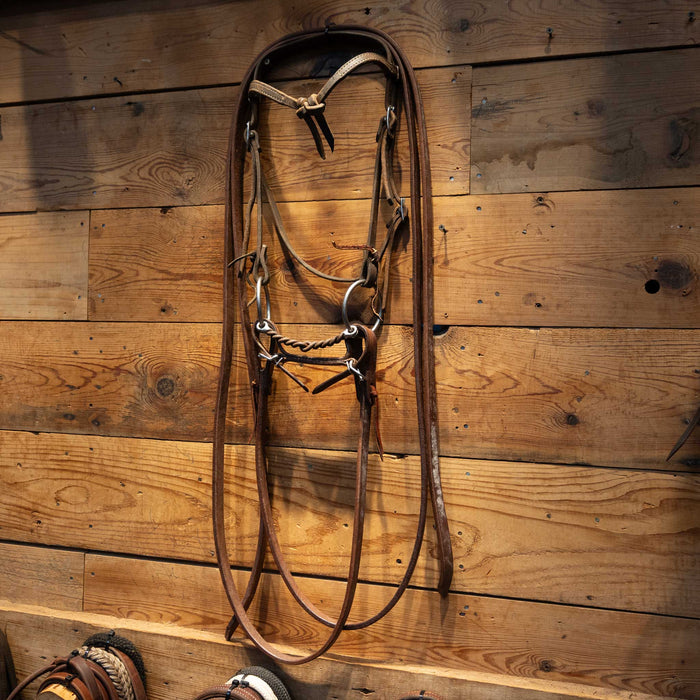 Reinsman D-Ring Snaffle Bridle Rig Tack - Rigs Reinsman