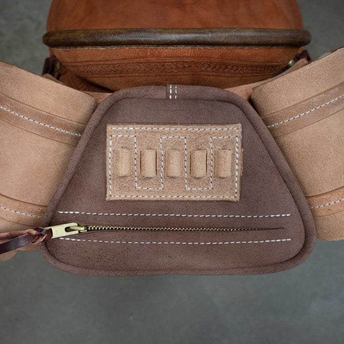 Handmade Justin CARGILL Medicine Saddle Bags Tack - Saddle Accessories Justin Cargill Leather