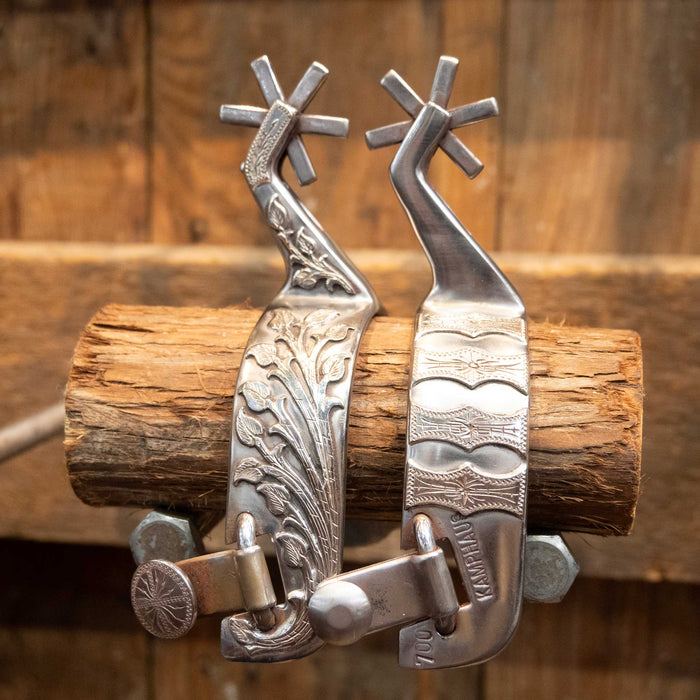 Kamphaus Silver Mounted Spurs 1393