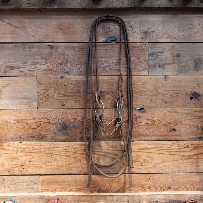 O-Ring Twisted Copper Snaffle Bridle Rig