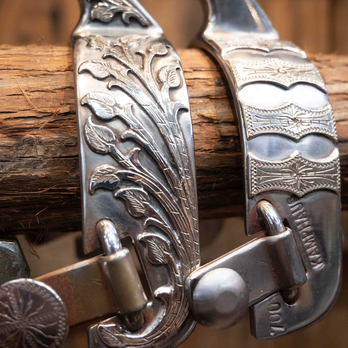 Kamphaus Silver Mounted Spurs 1393