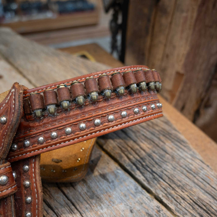 Dallas Scribner Handmade Mini Gun Belt with Sterling Silver Buckle