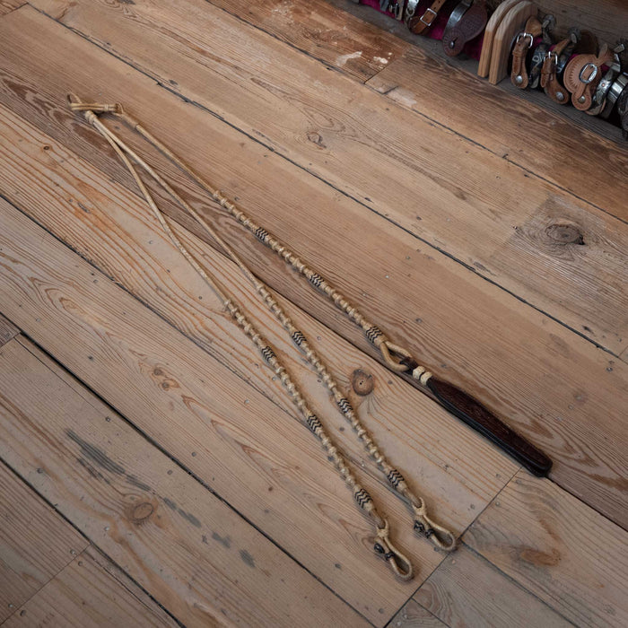 Handmade Rawhide Romel Reins