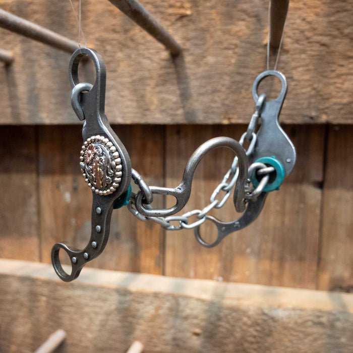 Paul Petska Ported Chain Bit w/Cactus Concho