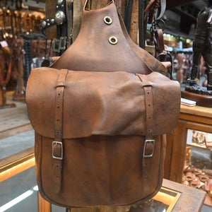 Western Leather Saddle Bags _CA1102 Collectibles TESKEY'S