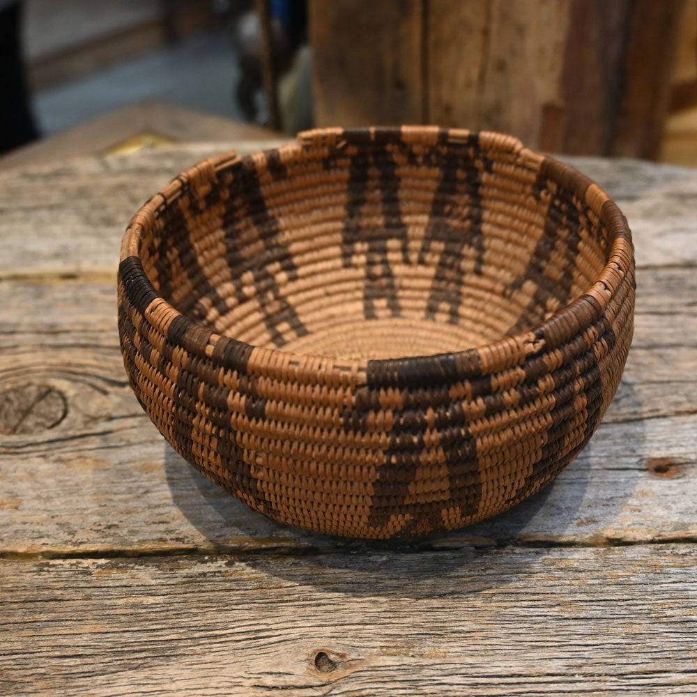 Apache Handmade Bowl Woven Basket Collectibles Teskey's