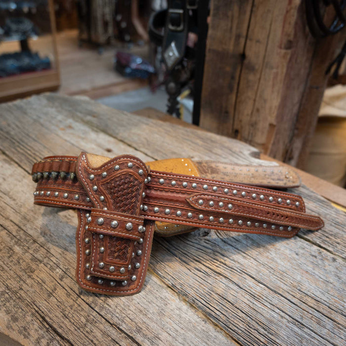 Dallas Scribner Handmade Mini Gun Belt with Sterling Silver Buckle