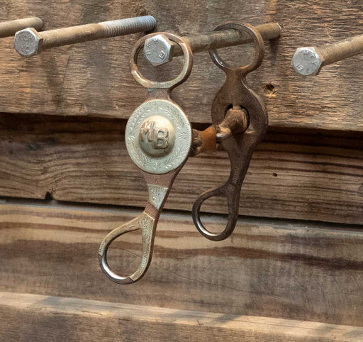 Glen Pointer Silver Mounted 3 Piece Dog bone Bit Tack - Bits Glen Pointer