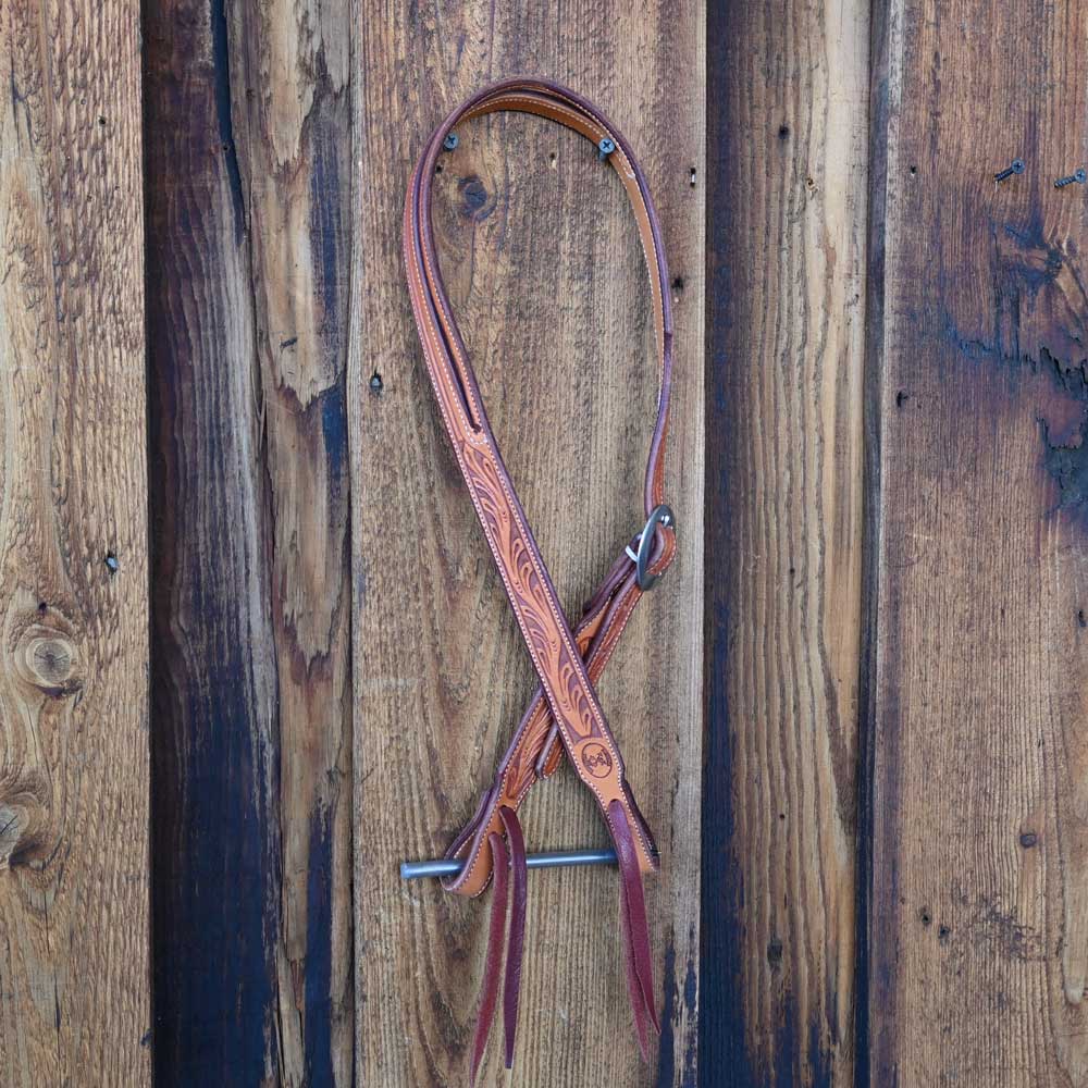 Ross Bullinger Tooled Headstall  AAHS066 Tack - Headstalls Ross Bullinger   