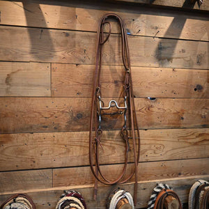 Bridle Rig - Josh Ownbey Silver Mounted - Solid Port with Roller Bit RIG785 Tack - Rigs Josh Ownbey Cowboy Line   