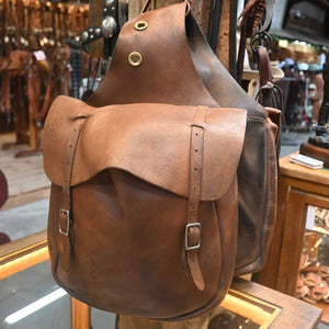 Western Leather Saddle Bags _CA1102 Collectibles TESKEY'S