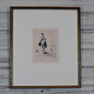 Western Art - E.W. Gollings - "A Cowboy" _CA702 Collectibles E.W. Gollings