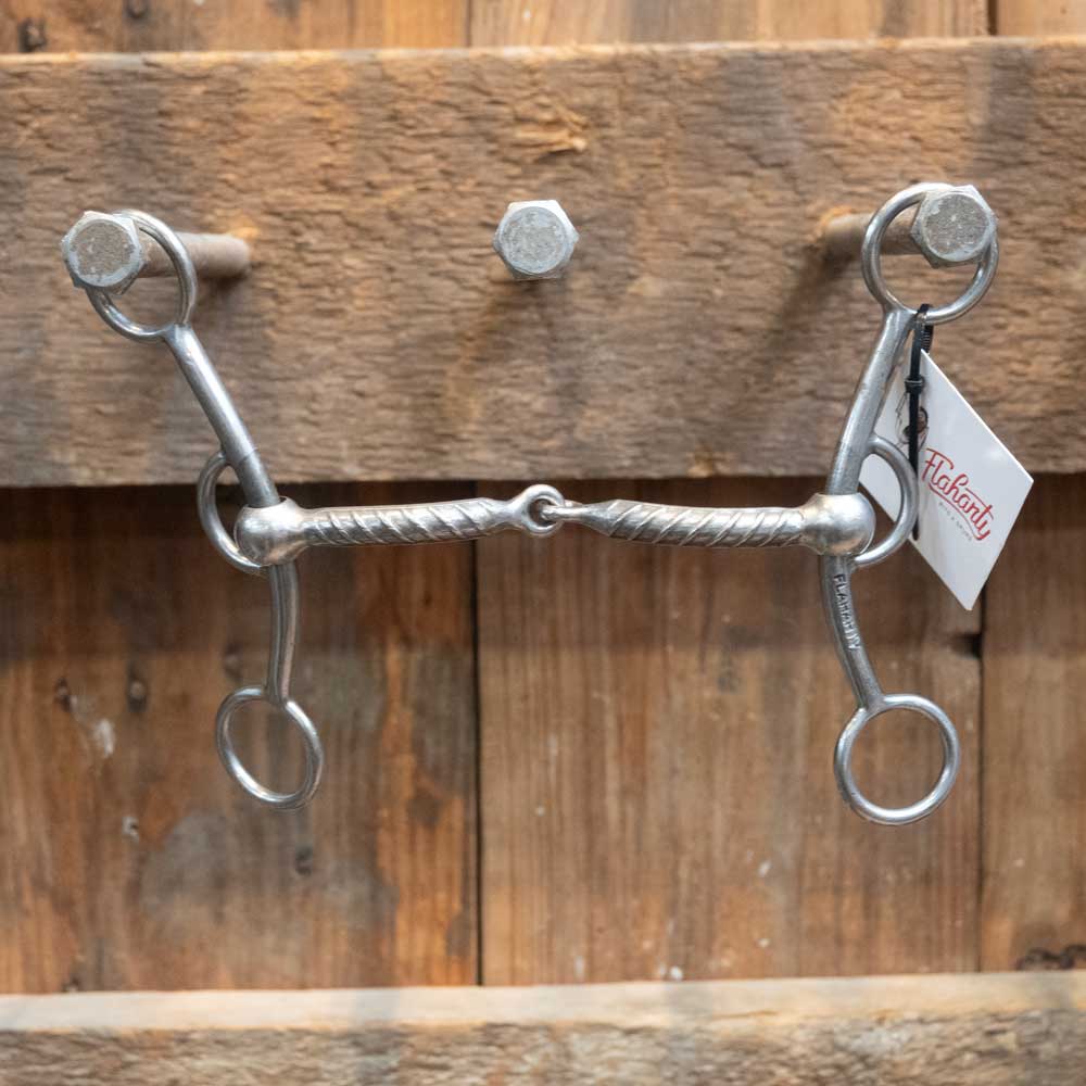 Flaharty Lil' Marne Rebar Snaffle Bit Tack - Bits Flaharty
