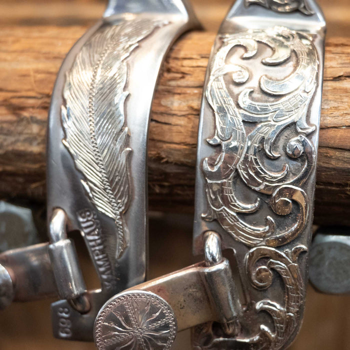 Kamphaus Silver Mounted Spurs 1394