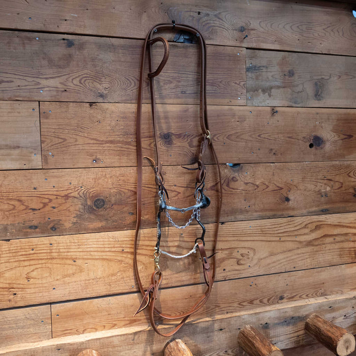 Dutton Square Snaffle Bit Bridle Rig