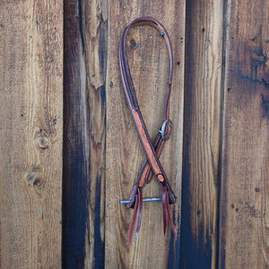 Ross Bullinger Tooled Headstall  AAHS067 Tack - Headstalls Ross Bullinger   