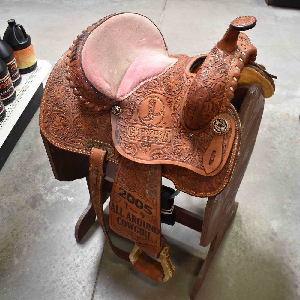 13" USED TWISTER BARREL SADDLE Saddles Twister Saddle Shop   