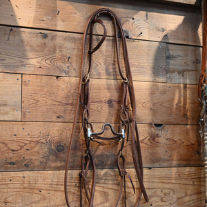 Bridle Rig - Solid Port MYLER Bit RIG937 Tack - Rigs Myler