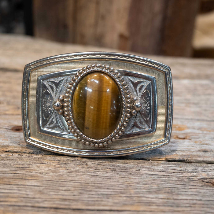 Handmade Tiger Eye Belt Buckle