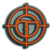 Teskey's Target T Sticker - Orange/Green TESKEY'S GEAR - Stickers Teskey's