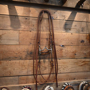 Bridle Rig - Josh Ownbey Silver Mounted - Solid Port with Roller Bit RIG786 Tack - Rigs Josh Ownbey Cowboy Line   