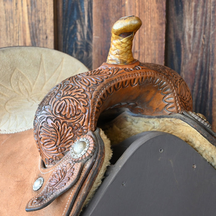 14" USED D.W BARNES BARREL SADDLE