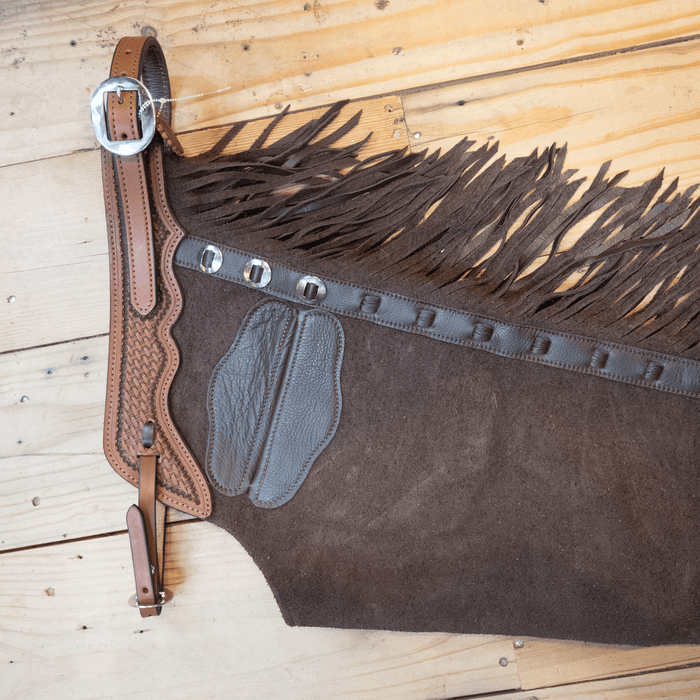 Teskey's Small Chocolate Versatility Shotgun Chaps  2117