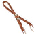 Slit Ear Headstall with Handmade Gold, Silver and Black Buckle AAHS0037 Tack - Headstalls MISC   