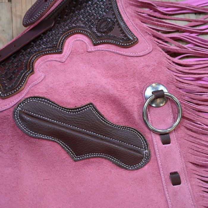 Teskey's Small Tough-Enough Pink Chaps 2199 Tack - Chaps & Chinks Teskey's