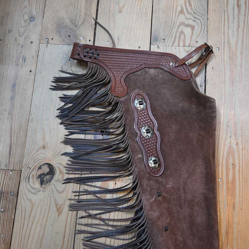 Teskey's Versatility Rough-Out Shotguns Chaps - CHAP1186 Tack - Chaps & Chinks Teskeys