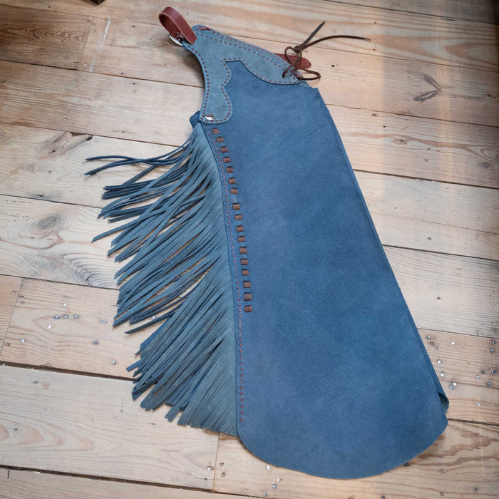 Blue Roughout Stepthrough Chaps