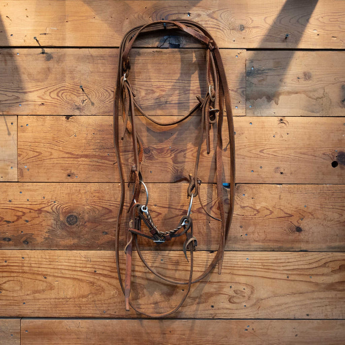 O-Ring Twisted Snaffle Bridle Rig Sale Barn MISC