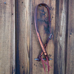 Ross Bullinger Tooled Headstall  AAHS068 Tack - Headstalls Ross Bullinger   