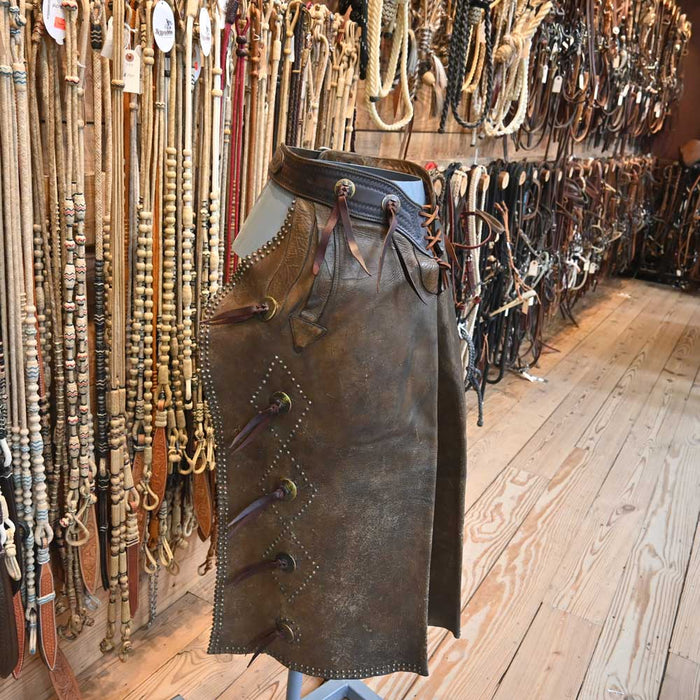 Miles City Saddlery Vintage Batwing Chaps Tack - Chaps & Chinks Miles City Saddlery Co.