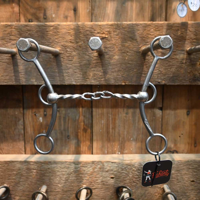 Flaharty Marne Square Twist Center Chain Bit Tack - Bits Flaharty