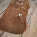 Vintage Kid's Roughout Leather Chaps w/ Silver Centavos Tack - Chaps & Chinks MISC