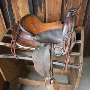 Western Vintage Cowboy Saddle  _CA731 Collectibles MISC   