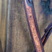 Ross Bullinger 5/8" Tooled Pointsetta Split Ear Headstall 068 Tack - Headstalls Ross Bullinger