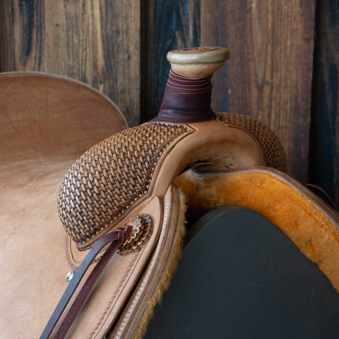 15.5" PATRICK SMITH TEAM ROPING SADDLE