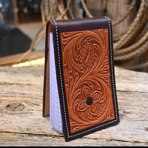 Handmade Leather Memo Pad Book ROSS BULLINGER AAHT0086 Tack - Misc Ross Bullinger